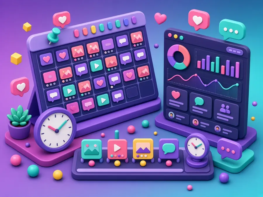 Social Media Management illustration